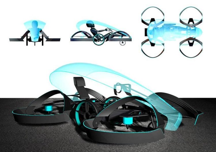 Правителството на Япония подкрепя активно разработката на летящи автомобили