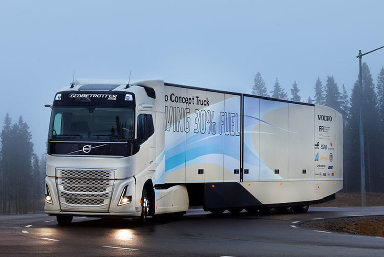 Новият хибриден камион на Volvo