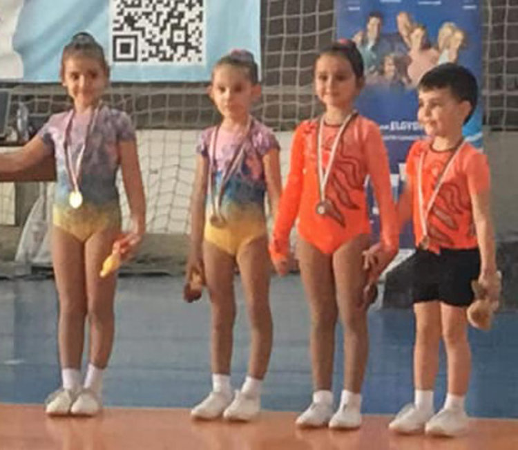 Куп медали за състезателите на „Виолена“ от Държавните първенства по аеробика