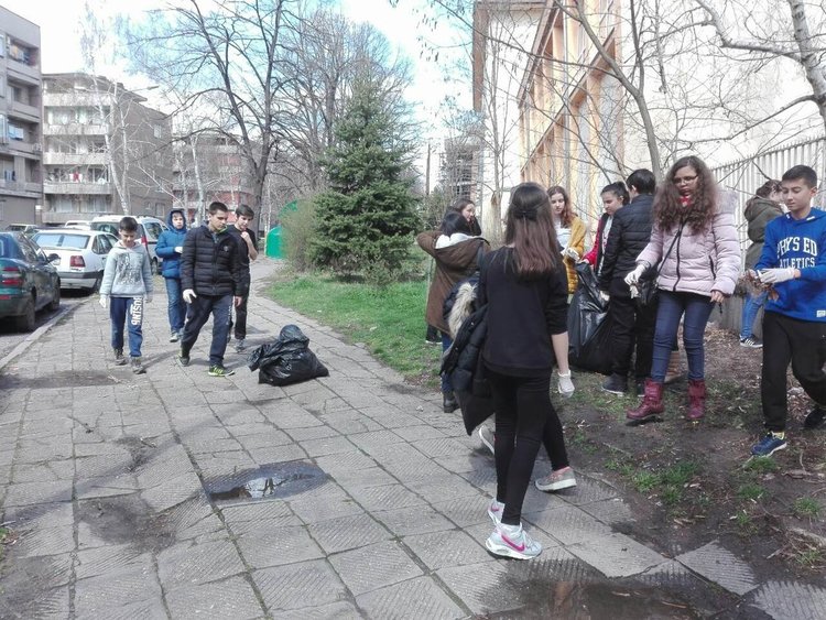 Екоакция в СУ „Йовков“