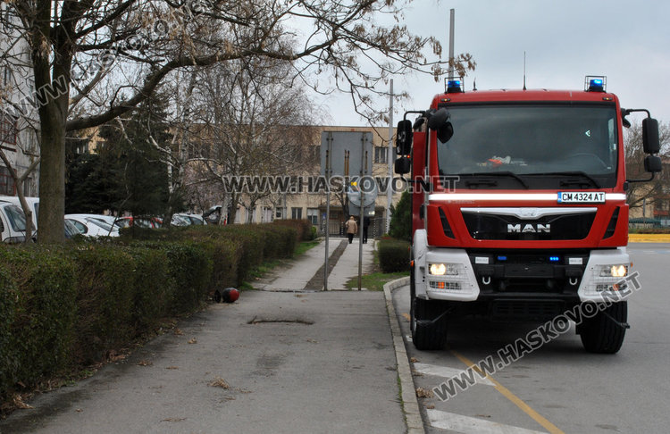 Газова бутилка пламна в апартамент в Хасково