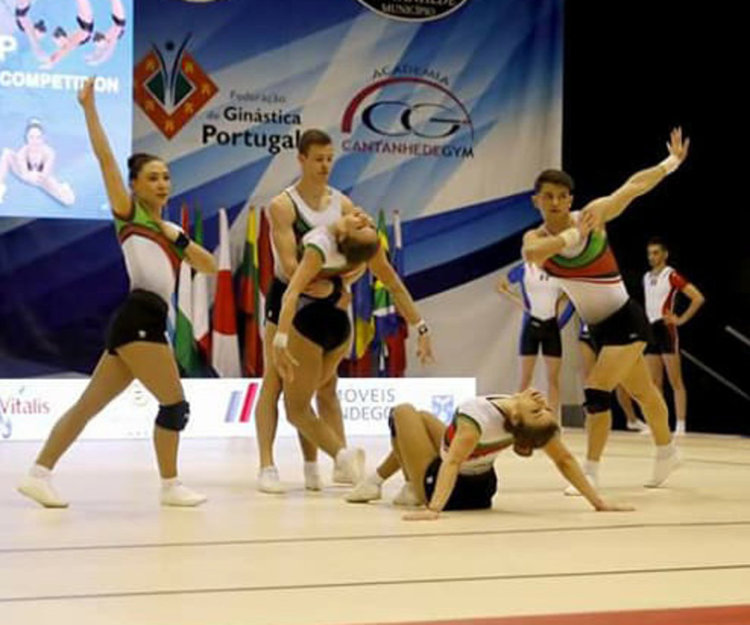 Дарина Пашова и Тихомир Баротев медалисти от Световното по аеробика