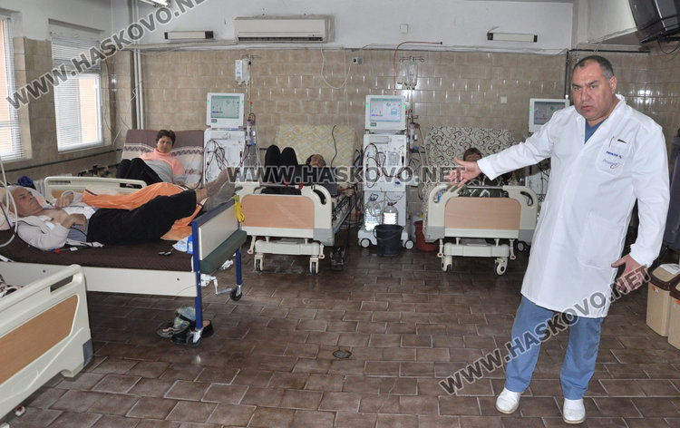 Хемодиализата с дарение, започна ремонт в отделението