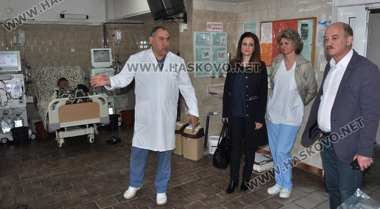 Ремонт ще се направи в помещението за обслужване на пациентите на хемодиализа