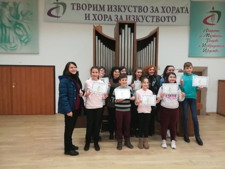 Паисиевци с успехи в националното състезание  „Ключът на музиката”