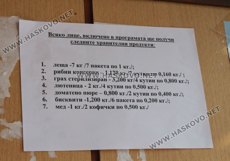 Раздават хранителни помощи на социално слаби в Димитровград, те – недоволни