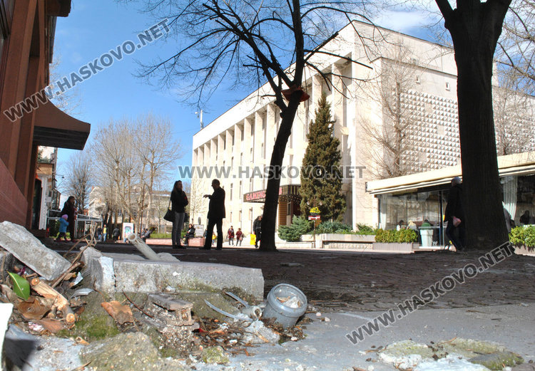 Хасковлия: Кафене вдигна масите и се показа старият център
