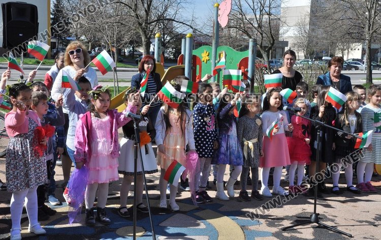 Засадиха чинари на детска площадка в Димитровград