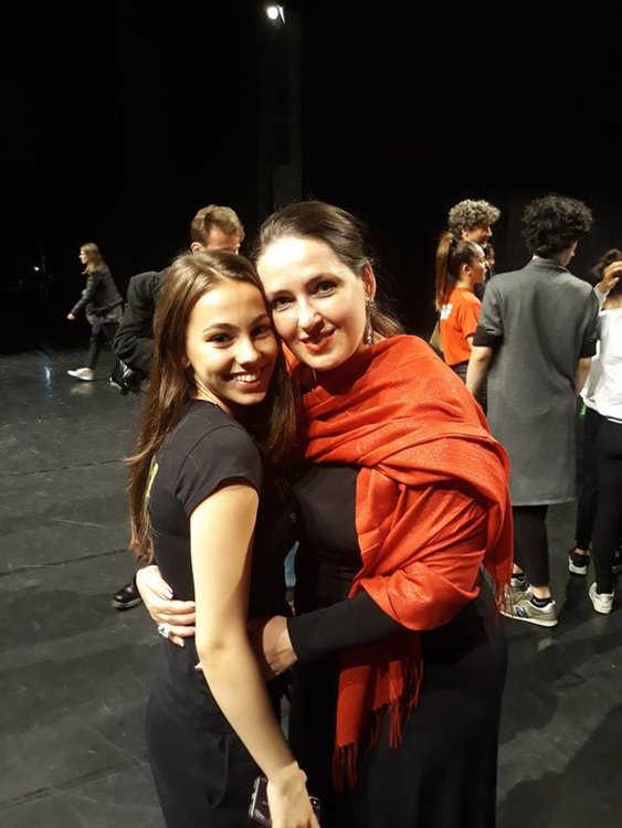 Ивет Иванова и Милена Налбантова в Новара