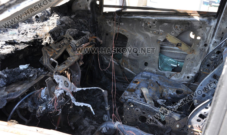 За втори път опожаряват кола на хасковски бизнесмен