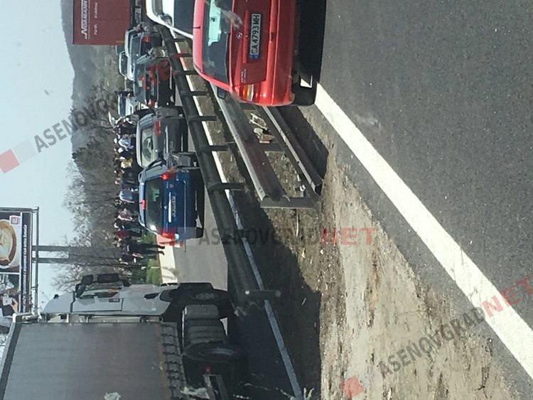 Снимки от адския инцидент на магистрала “Тракия"