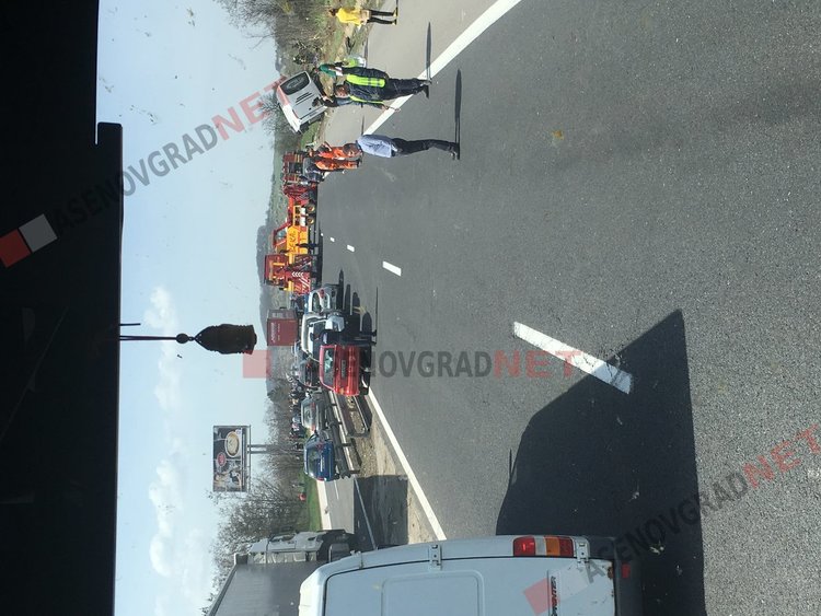 Снимки от адския инцидент на магистрала “Тракия"