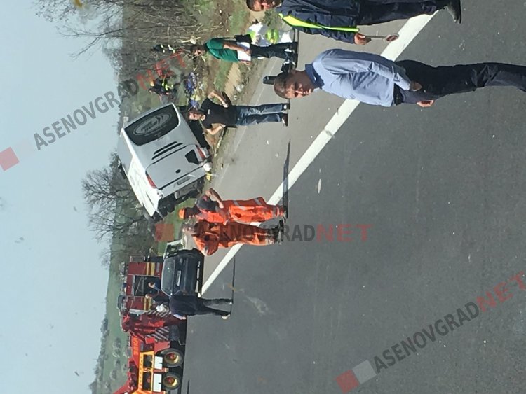 Снимки от адския инцидент на магистрала “Тракия"