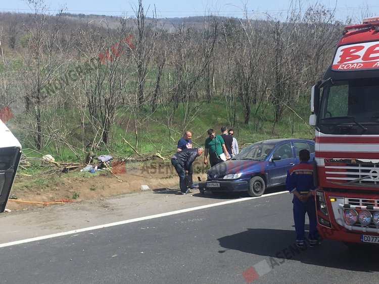 Снимки от адския инцидент на магистрала “Тракия"