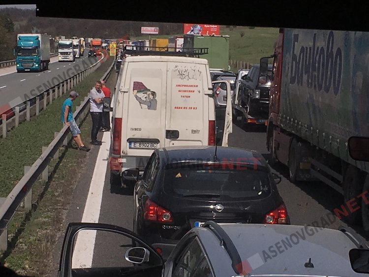 Снимки от адския инцидент на магистрала “Тракия"