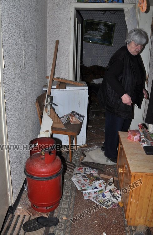 Гръмна газова бутилка в димитровградски апартамент