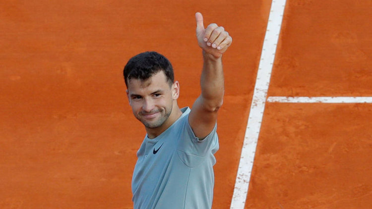 Григор Димитров на ½ в Монте Карло след мача с Гофен