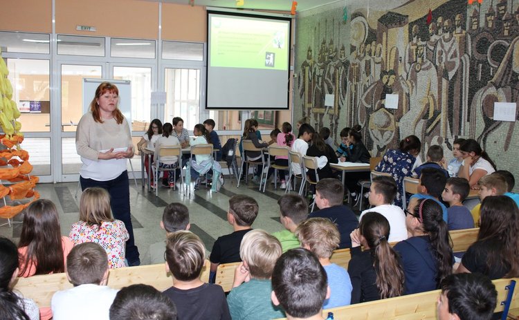 "Най-големията урок на света" в ОУ "П.Славейков"