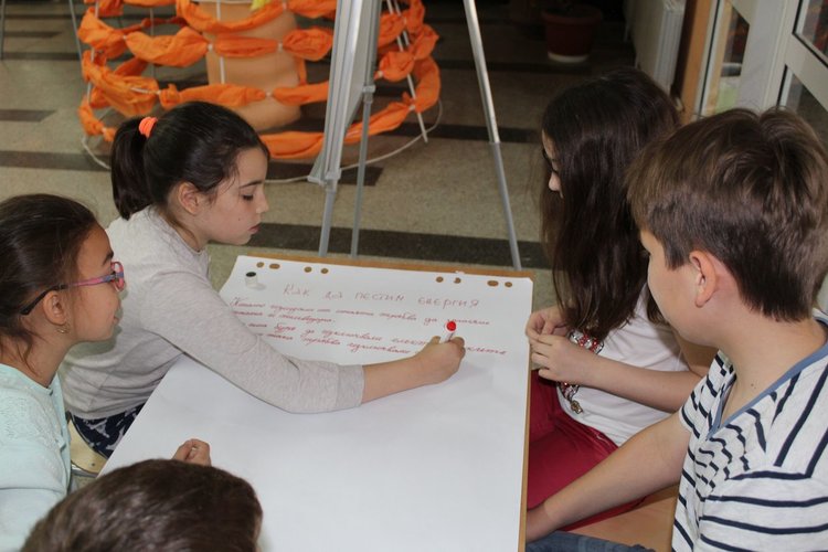 "Най-големията урок на света" в ОУ "П.Славейков"