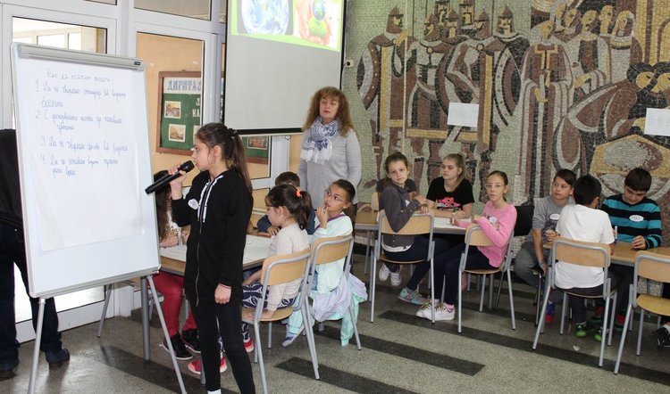 "Най-големията урок на света" в ОУ "П.Славейков"