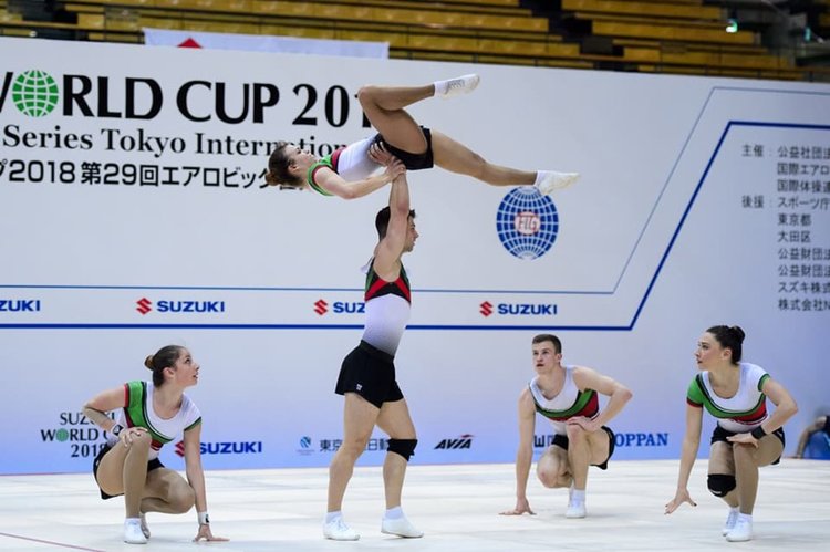 Баротев и съотборниците му с бронз от Световната купа по спортна аеробика