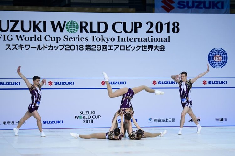 Баротев и съотборниците му с бронз от Световната купа по спортна аеробика