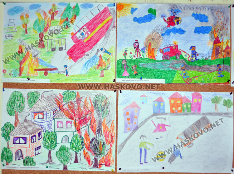 Рисунки показват бедата през детските очи в Младежкия център