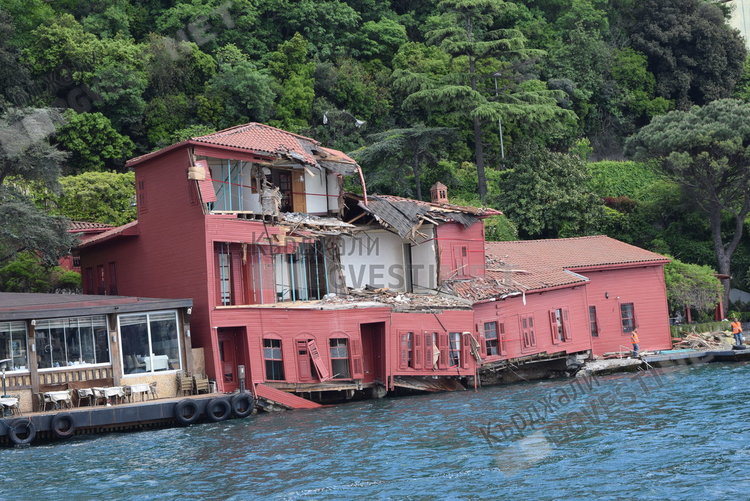 Пострадалият дом