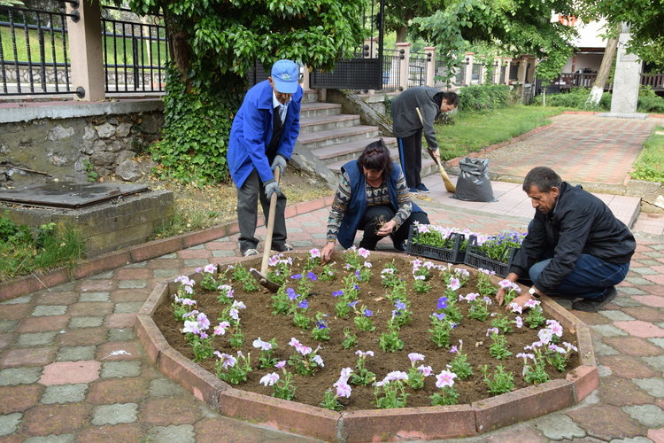 Спортен деятел от Ялова осигури цветя за засаждане по парковете и алеите