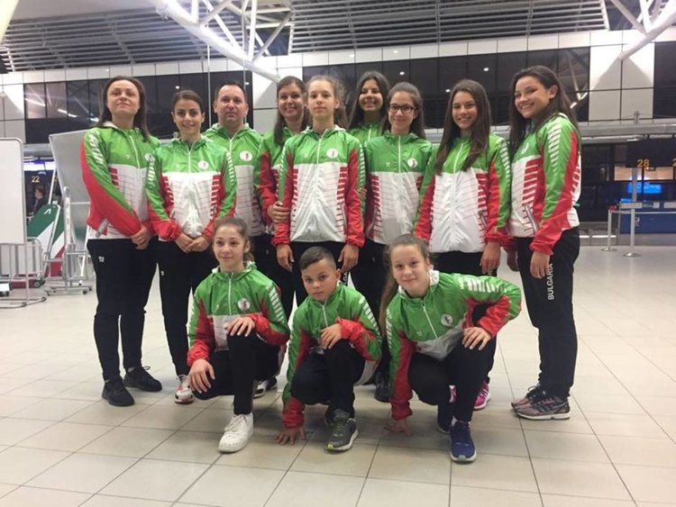 Хасковлии част от националите по аеробика на Световното в Португалия