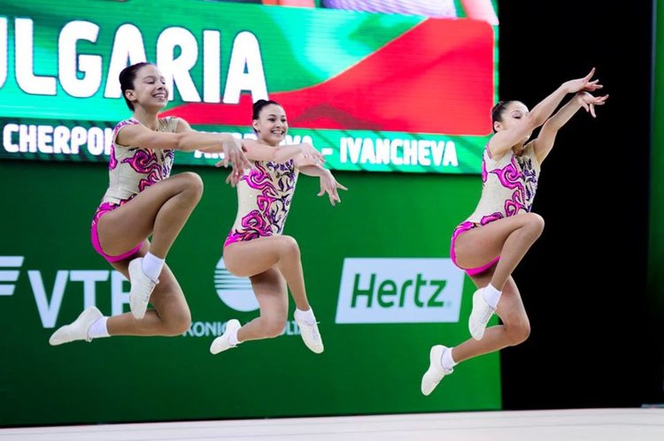 Борислава Иванова е 4-та в света по спортна аеробика за девойки
