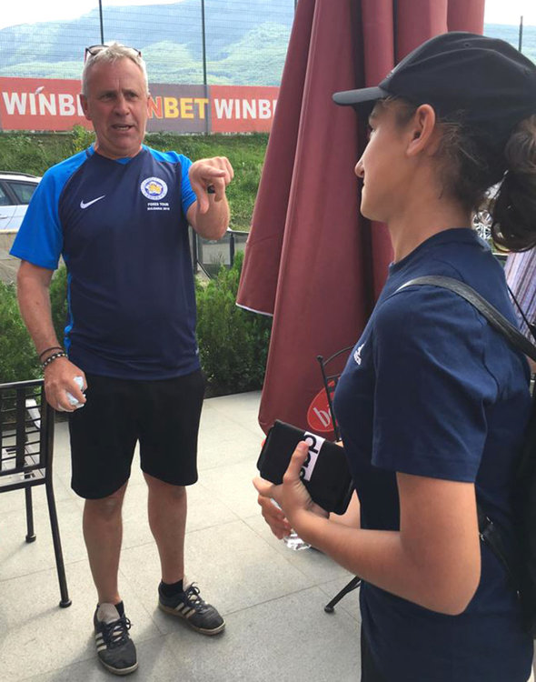 Женският ФК „Хасково“ отстъпи на „Лестър“, момчетата играха за "Фен клуб Ливърпул"