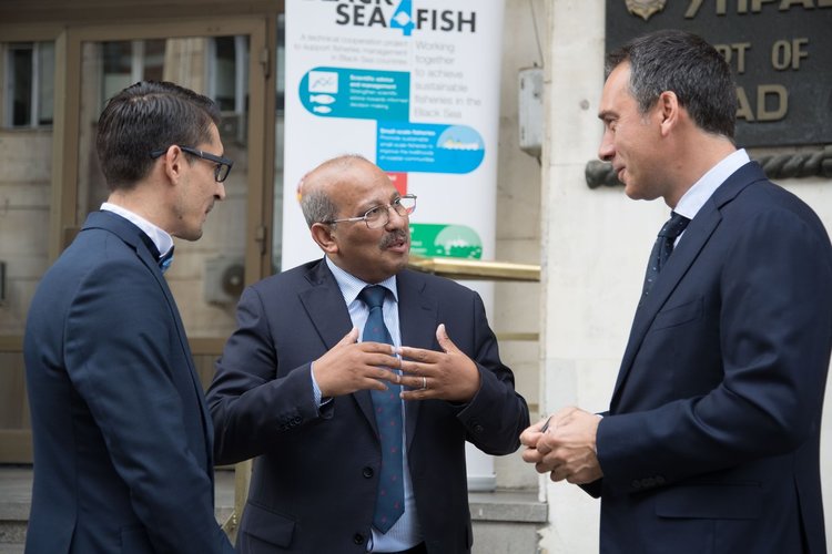 Проектът на ООН "BlackSea4Fish"изследва популацията на калкан в Черно море 