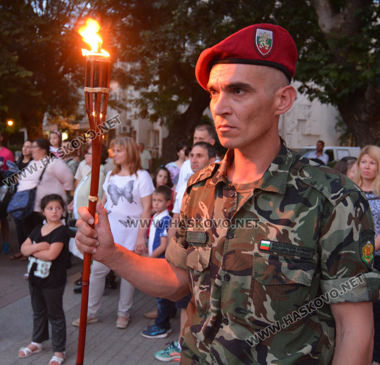 Тържествена заря в Хасково за Ботев и падналите за свободата на България