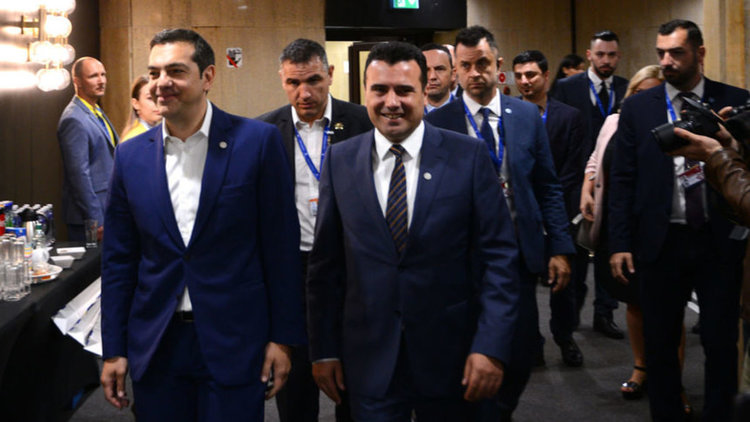 Заев и Ципрас се договорили за името Северна Македония 