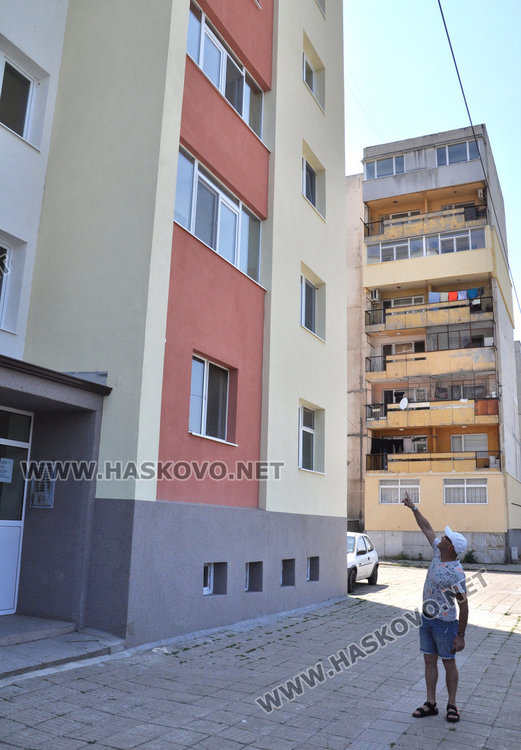 Блокът, където се е разиграла драмата