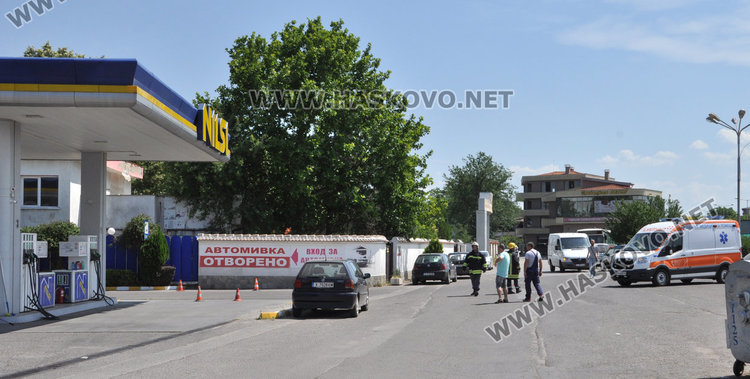 Изтичане на газ от бензиностанция вдигна на крак пожарна и полиция