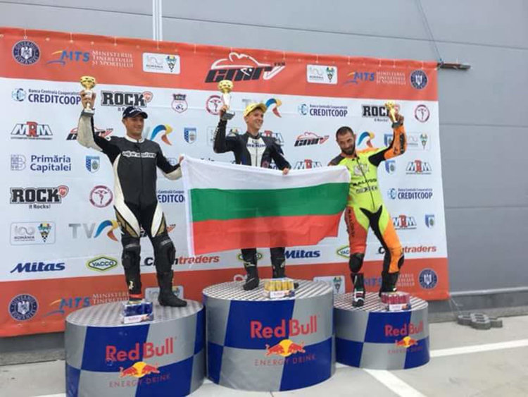 Валентин Тодоров засега остава втори в генералното  класиране на европейско по мотоциклетизъм