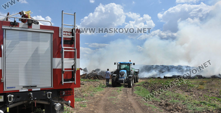 Пламна торище край Конуш, две села застрашени от обгазяване