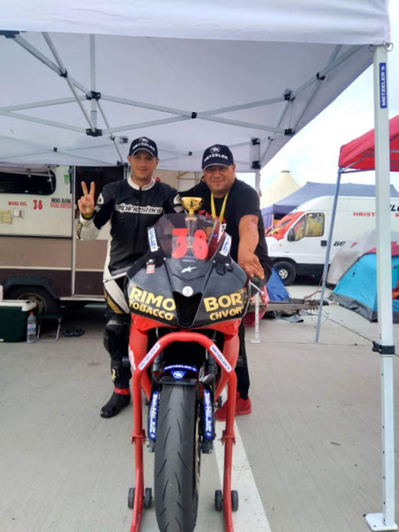 Валентин Тодоров засега остава втори в генералното  класиране на европейско по мотоциклетизъм