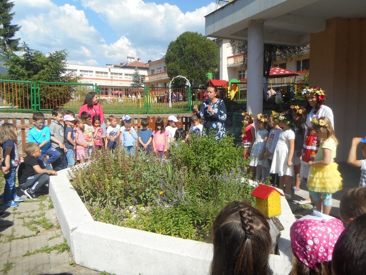 Малчуганите от "Родопчанче" се запознаха с лечебните билки в навечерието на Еньовден