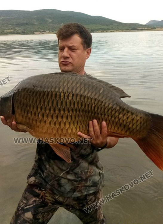 Майстор-риболовец измъкна 26-килограмов шаран и го пусна на свобода