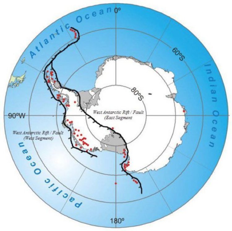 Средноантарктическият рифт.