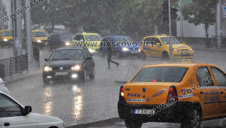 Най-много дъжд в Хасковско измериха в Симеоновград -99,9 л.на кв.