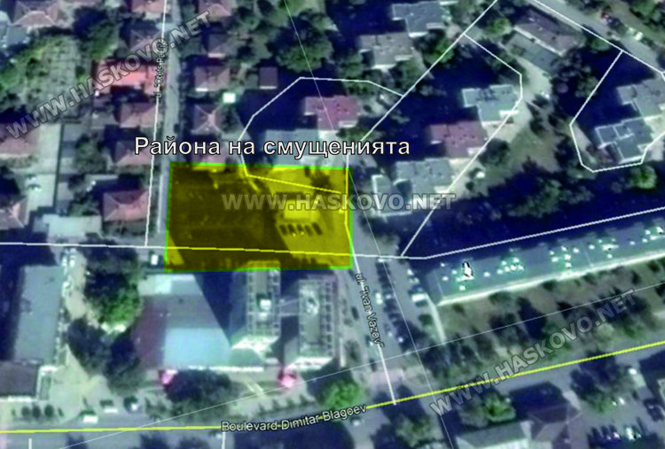 Района в който е регистрирано зашумяванто