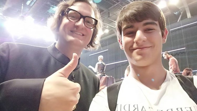 Трима вазовци се срещнаха с робота София и Iron Man