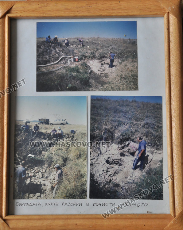 Снимките, запечатали изравянето на аязмото и стария параклис