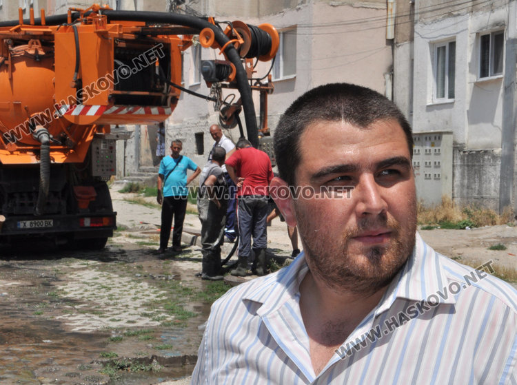 Теч от затлачена канализация вмириса Орфей