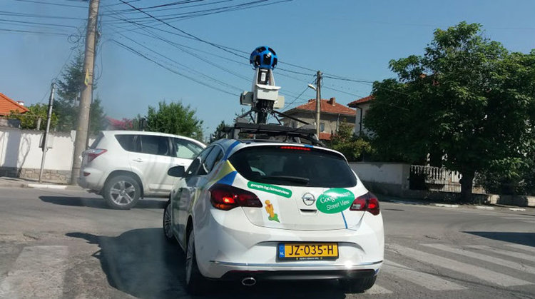 Google автомобил днес беше в Първомай