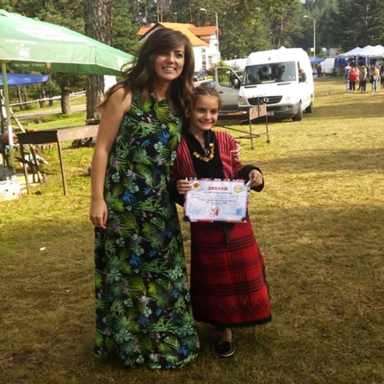 Бернар Читак - поощрение. Снимки: Сдружение "Станимака - мюзик център" 